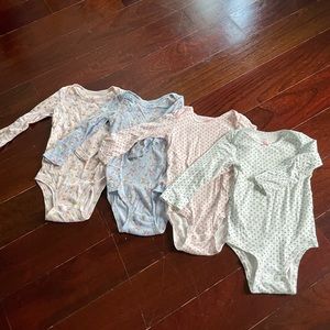 Carters long-sleeve onesies